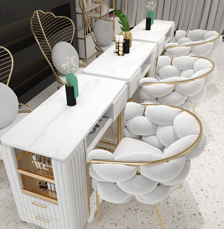 Лидер продаж Amazon, салонная мебель, Маникюрный Стол, двойной черный профессиональный стол, маникюрный Профессиональный салон, beaut 2022