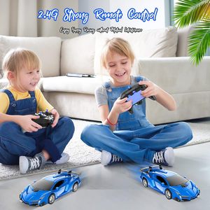Low Price 2 in 1 Electric <b>RC</b> Car Radio <b>Control</b> Deformation Car Toys Automatic Robot Transforming Robot Toys for Boys Gift - Product Image 4