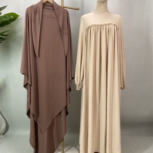 Stretch Jersey Maxi Khimar <b>Full</b> Coverage Soft Lightweight Modest <b>Hijab</b> Islamic Muslim Women Prayer Scarf Wholesale (2374) - Product Image 5