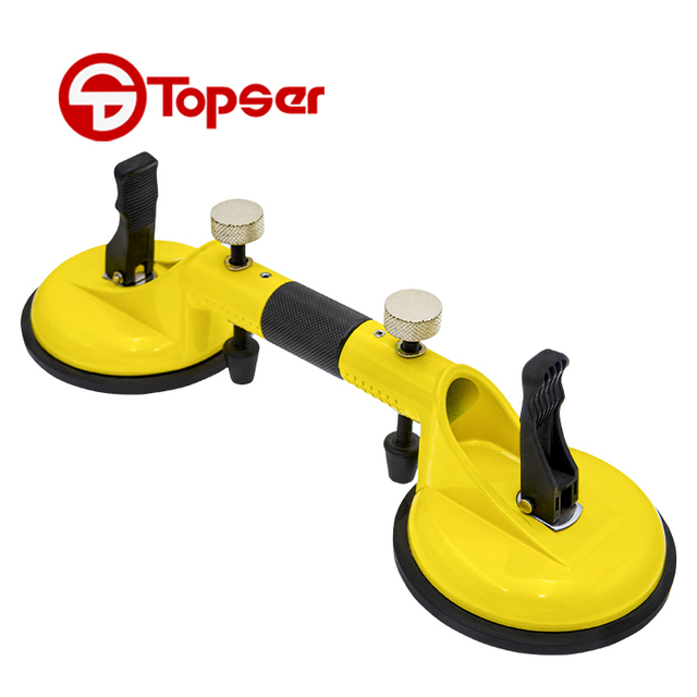 Aluminum Alloy Double Cup Adjustable High and Low Suction Cups Natural Rubber Vacuum Adjustable Suction Cups