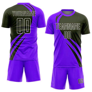 Ensemble uniforme de football toutes saisons à col rond, maillot et short personnalisés pour équipe, contrôle de l'humidité, fournisseur en gros - Product Image 1
