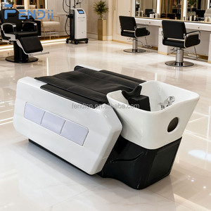 Sillón de Lavado de <span class=keywords><strong>Cabello</strong></span> Profesional <span class=keywords><strong>para</strong></span> Barbería con Lavabo <span class=keywords><strong>para</strong></span> Salón de Belleza y Spa - Product Image 2