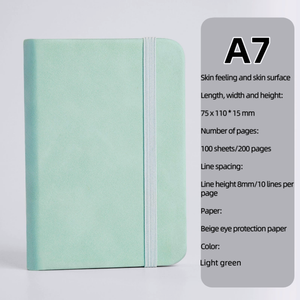 Xách tay A7 Pocket máy tính xách tay số lượng lớn khuyến mãi Nhật ký cao cấp PU Leather Bìa biểu tượng tùy chỉnh - Product Image 5