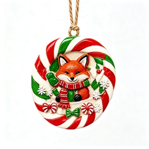 Adorno Navideño Colgante de Resina con Oso Piloto en Globo Aerostático y Cajas de Regalo para Árbol de Navidad, Recuerdo de Temporada para Interiores - Product Image 4