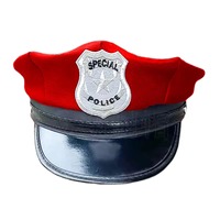 Gorra Naval Clásica con Insignia de Ancla, Sombrero de Marinero para Adultos, Disfraz para Halloween, Carnaval, Actuaciones Escénicas, Cosplay