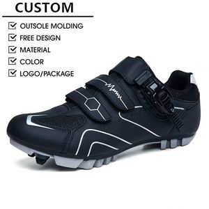 Chaussures de cyclisme printemps et été pour hommes et femmes Chaussures de vélo de montagne dynamiques à semelle dure avec version <span class=keywords><strong>large</strong></span> pour le confort - Product Image 1