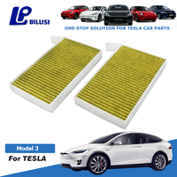 Filtre à air en carbone Bilusi pour TESLA Model 3/Y 2017-2020, purificateur d'air 1107681-00-A 1107681-00-C 110768100C 110768100A