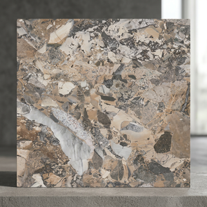 Carreaux de sol en céramique effet terrazzo marbre 12x12 pouces, finition brillante ou mate, qualité export, design pour salle de bain - Product Image 6