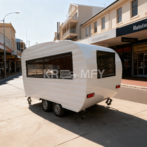 Chariot mobile pour la vente de glaces, café, pâtisserie, taille personnalisée, camion de rue, remorque alimentaire multifonction - Product Image 5