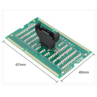 Carte de testeur de fente mémoire DDR3 avec LED pour ordinateur portable carte mère ordinateur portable