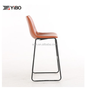 Venta al por mayor de cuero contemporáneo silla alta industrial muebles de cocina, taburete de bar con - Product Image 6