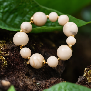Fashion <b>Beaded</b> <b>Bracelet</b> 316L Stainless Steel PVD <b>Gold</b> Plating Sustainable Resistant Jewelry Accessory - Product Image 3