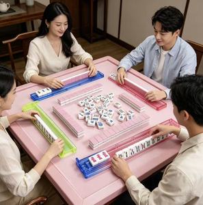 <span class=keywords><strong>Juego</strong></span> de Mahjong de Lujo Antnovelty con Caja de Almacenamiento, <span class=keywords><strong>Juego</strong></span> Chino Completo de 144 Fichas para Regalo - Product Image 6