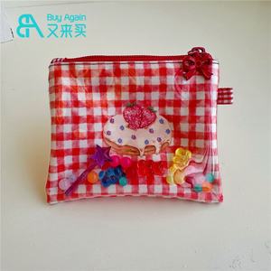 กระเป๋าเครื่องสำอางขนาดเล็กสำหรับเด็กผู้หญิงลายสก๊อตน่ารักไม่เหมือนใครสำหรับเป็นของขวัญ - Product Image 3