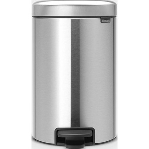 Cestino per Rifiuti Brabantia 12 L in Acciaio Inox con Pedale per Cucina - Product Image 1
