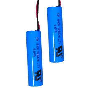 3,7 V 18650 1800mAh ICR Li-Ion batería recargable grupo batería 18650
