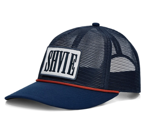 Casquette Trucker 5 Panneaux Entièrement en Maille de Haute Qualité, Non Structurée, avec Cordon, Logo Tissé Personnalisé - Product Image 4