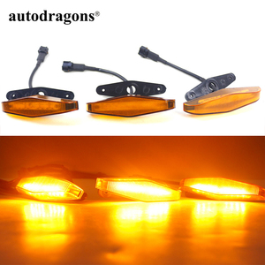 Feux antibrouillard LED Autodragons à lentille jaune fumée, blanc ambre, pour calandre de pare-chocs avant de voiture, feux LED ambre pour calandre, pour 4Runner - Product Image 6