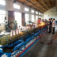 Machine à fabriquer des béchers en verre capable de former des béchers en verre à partir de tubes en verre