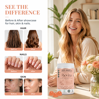 Collagène en peptides micro-molécules 500Da, acide hyaluronique, gommes à mâcher à haute perméabilité, glycine, production de cellules cutanées, produits de beauté