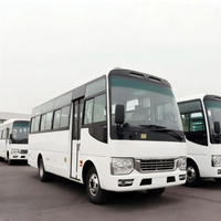 Nouveau minibus de luxe Tenglong Coaster 16-35 places Euro 3 Diesel Manuel Conduite à gauche Moteur Cummins 4-6L pour le transport urbain, scolaire et touristique