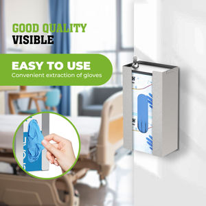 FANDA-GUANTERA DESECHABLE DE ACERO INOXIDABLE, CIERRE DE SEGURIDAD DE ALMACENAMIENTO MONTADO EN PARED HECHO EN TAIWÁN PARA SCIENCE LAB - Product Image 3