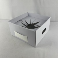 Boîte d'emballage florale en carton ondulé créative personnalisée, boîte d'emballage pour fleurs de rose, boîte cadeau pour bouquet, boîtes de livraison pour fleuristes, transport