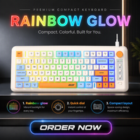 Teclado Inalámbrico de Alta Calidad OKR248 de Modo Dual para Portátil, Multifunción, Giratorio, USB 2.4G, Calculadora para Computadora