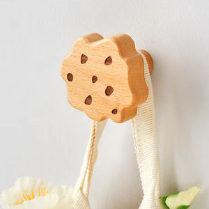 Porte-sac organisateur d'entrée mignon étagère murale flottante forme de crème glacée porte-manteau montage mural Organisation d'entrée - Product Image 1