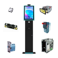 Kiosco de Autoservicio con Sistema Operativo Android y Windows, Máquina de Pago con Gestión de Efectivo, Lector de Códigos de Barras SDK y Carcasa Metálica