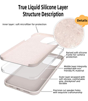 Coque en silicone liquide magnétique ultra-fine pour iPhone 17 18 avec boutons en métal, intérieur en microfibre anti-rayures pour accessoires MagSafe