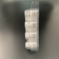 Vente chaude 10 Pcs Chocolat Conteneur Boîte Transparente Blister En Plastique Chocolat Emballage Boîtes Plateau
