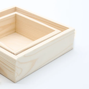 Dettagli artigianali incompiuti in <span class=keywords><strong>legno</strong></span> ombra scatola artigianale con cornice vuota segno fai da te che ispira il modello di testo personalizzato - Product Image 5