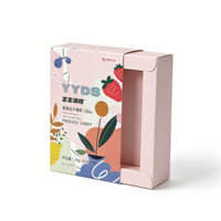 Boîte d'emballage personnalisée de style tiroir, imprimée en couleur, en papier recyclable, avec fermeture magnétique de luxe pour emballage de bonbons