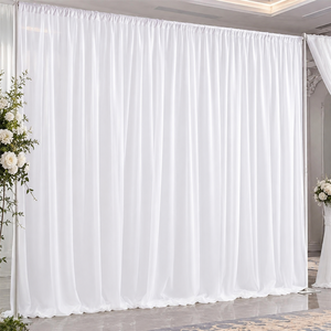 Wholesale Chiffon Drape <b>Backdrop</b> Curtain for Pipe Drape Supplier and Commercial Event Buyer Project - Product Image 1
