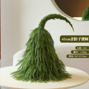 Mini sapin <span class=keywords><strong>de</strong></span> Noël artificiel compact à tige inclinée, simulation, pour bureau, Chine - Product Image 6