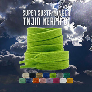 Cordones Ovalados para Zapatos Lalasis, 16 Colores, Cordones Deportivos Semirredondos de 1/4 de Pulgada para Zapatos Deportivos y de Running - Product Image 2