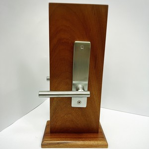 External <b>Security</b> Flat <b>Bar</b> Lever Door Hardware Set with Deadbolt and Latch Mortise Lock Mechanism - Product Image 6