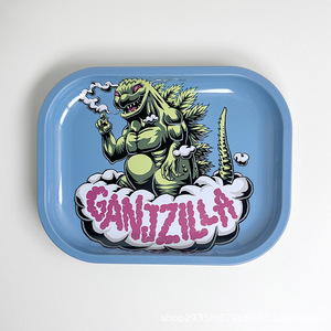 Wholesale OEM/ODM Manufacturer Personalized Metal Tobacco <b>Rolling</b> Tray Food Grade Herb Tinplate Smoke Tin <b>Rolling</b> Tray - Product Image 6