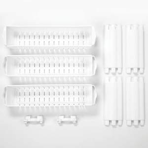 Organizadores de Baño Minimalistas y Modernos de 3 Niveles, Organizadores de Cocina Multiusos con Ruedas - Product Image 6