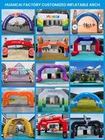 Décoration de voûte gonflable colorée personnaliser la publicité arche gonflable tente miroir arche à vendre location