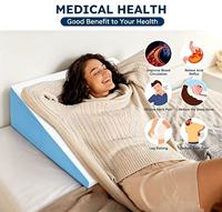 Oreiller en mousse à mémoire de forme compensée à haute densité après la chirurgie Oreiller compensé de lit 4 en 1 pour le soulagement des douleurs dorsales pour le soutien du dos