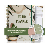 Fournitures de bureau non datées Checklist Bloc-notes Tâches quotidiennes Boost Productivité Journal Spiral Cuadernos to Do List Planner Notebook