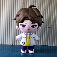 Costume de mascotte gonflable personnalisé, personnage de dessin animé, tissu Oxford, modèle géant pour la décoration d'événements en plein air