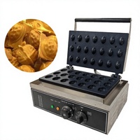 Machine à Gaufres Professionnelle pour Cuisine d'Hôtel, Équipement Commercial, Gaufrier 35 Pièces Type Noisette pour Restaurant