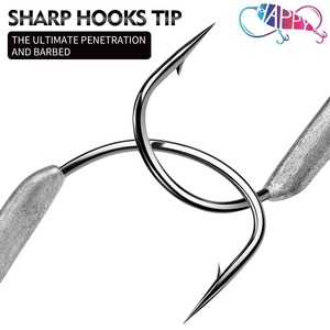 Hameçons de pêche lestés à ardillon renforcé 4,5g/8g/20g avec maintien de la ligne, têtes de jig, hameçons crank en plomb <span class=keywords><strong>Raptor</strong></span> lestés, leurres pour vers - Product Image 3