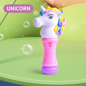 Bâton de baguette à bulles avec lumières LED baguette jouets pour enfants lumières LED et musique LED licorne baguette à bulles jouet lumineux - Product Image 6