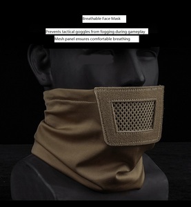 Mùa đông thoáng khí chống bụi ngoài trời Đi Bộ Vải đàn hồi bảo vệ miệng đệm mặt nạ hiệp sĩ nửa mặt - Product Image 4