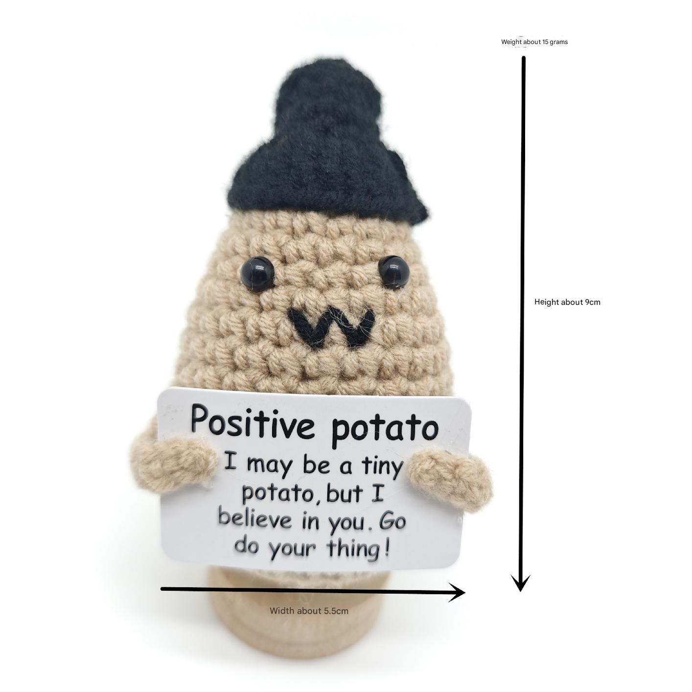 pomme de terre barbe chapeau noir