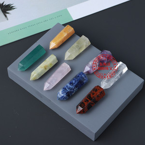 Cristal de Citrino <span class=keywords><strong>Natural</strong></span>, Columna Geométrica, Prisma Hexagonal Pulido, Decoración para el Hogar, Pieza Decorativa de Escritorio, Empaque Exquisito - Product Image 4